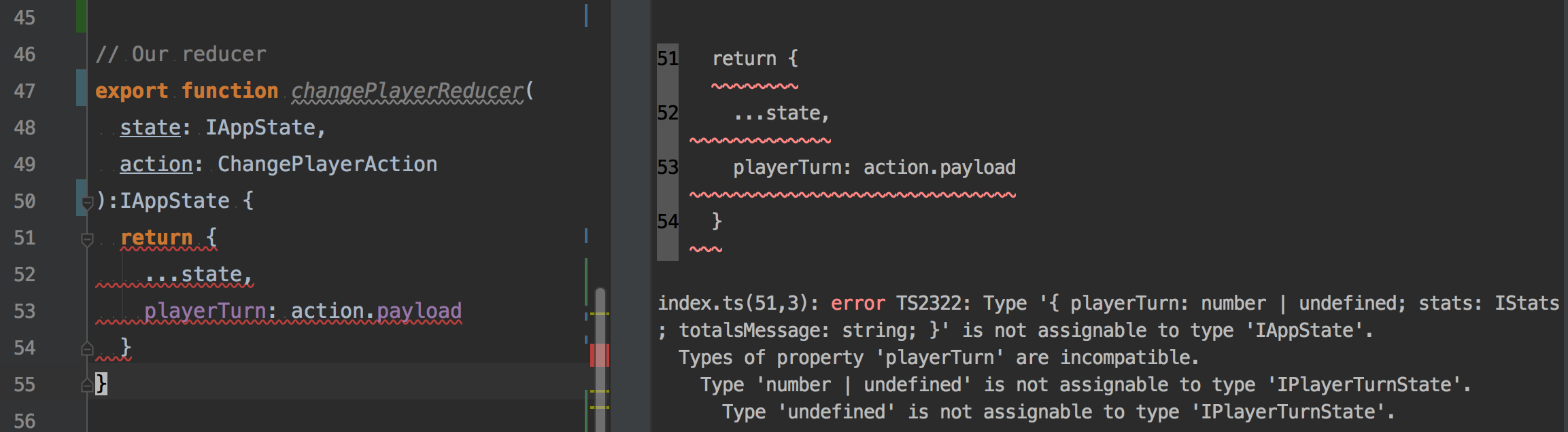 Refactor our playerTurn to include id